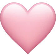 Light pink heart  sticker