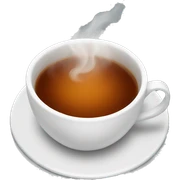 Hot tea sticker