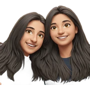 smiling girls with long hair sticker
