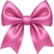 pink bow sticker
