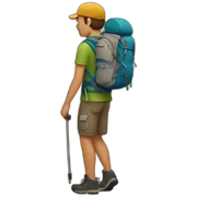 hiking sticker