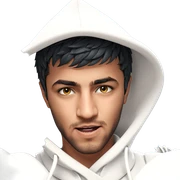 realistic portrait of a boy sticker
