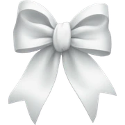white bow sticker