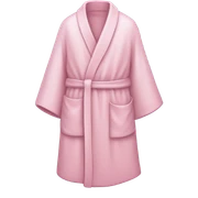 Light pink  robe sticker