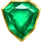 Shiny emerald  sticker