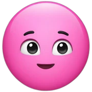 pink pin  sticker