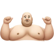 fat man  sticker
