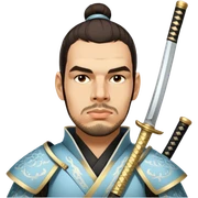 Elegant Samurai sticker
