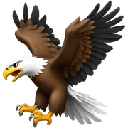 Eagle with gun sticker