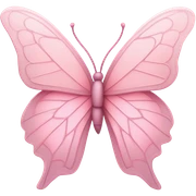 Pink butterfly sticker