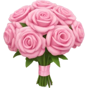 Pretty pink bouquet  sticker