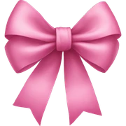 Pink bow  sticker