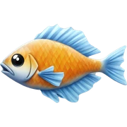The fish diamond  sticker