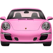 porsche pink sticker