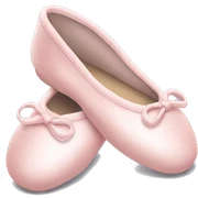 Pale pink ballet shoes sticker