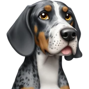 Bluetick coonhound sticker