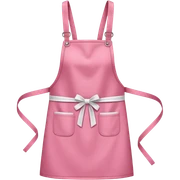 Pink apron sticker
