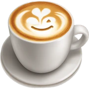A beautiful coffee latte  sticker