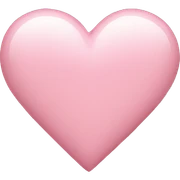 Light pink heart sticker