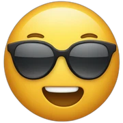 sunglasses drooling sticker