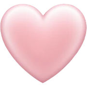 Light pink heart sticker