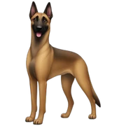 belgian malinois sticker