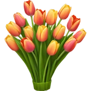Tulip bouquet  sticker