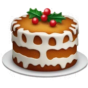 christmas cake sticker