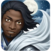 Moonlit Samurai sticker