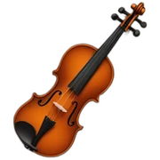 Violin sticker