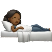 Girl sleeping  sticker