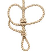 Rope around body sticker