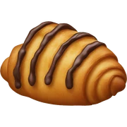 Chocolate croissant sticker