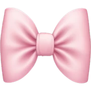light pink bow sticker