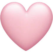 Pastel pink heart sticker