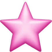 pink star sticker