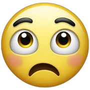 surprised face smiley sticker