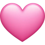 pink heart sticker