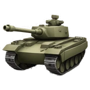 War tank sticker