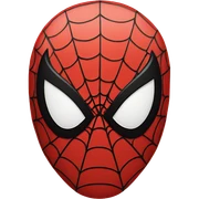 Spiderman face sticker