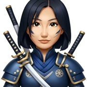 Warrior Samurai sticker