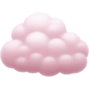 pink cloud sticker