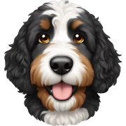 bernedoodle sticker