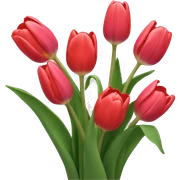 Tulips sticker