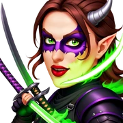 Demon-Horned Warrior sticker