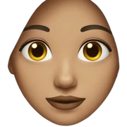 Brunette sticker