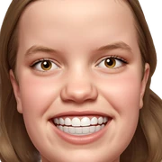 realistic portrait of a girl sticker