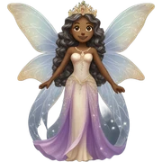 Royal fairy sticker