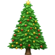 christmas tree sticker