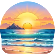 Sunrise sticker